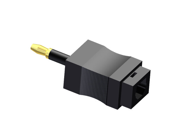 Procab OCT125 Optical adapter Toslink to Miniplug 